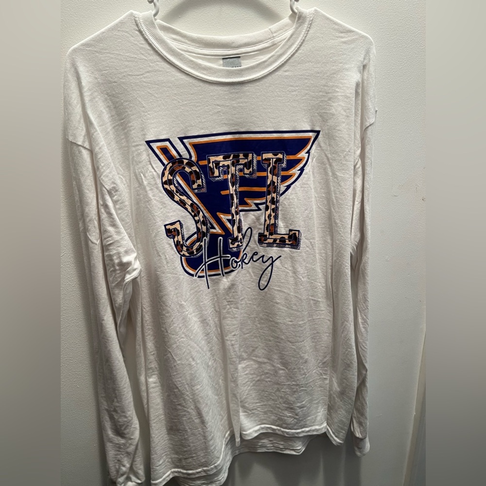 STL Blues Hockey Tee - L